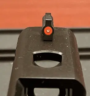 Red Front Sight Prototype – High Visibility Dual Picture Tritium Handgun Sight