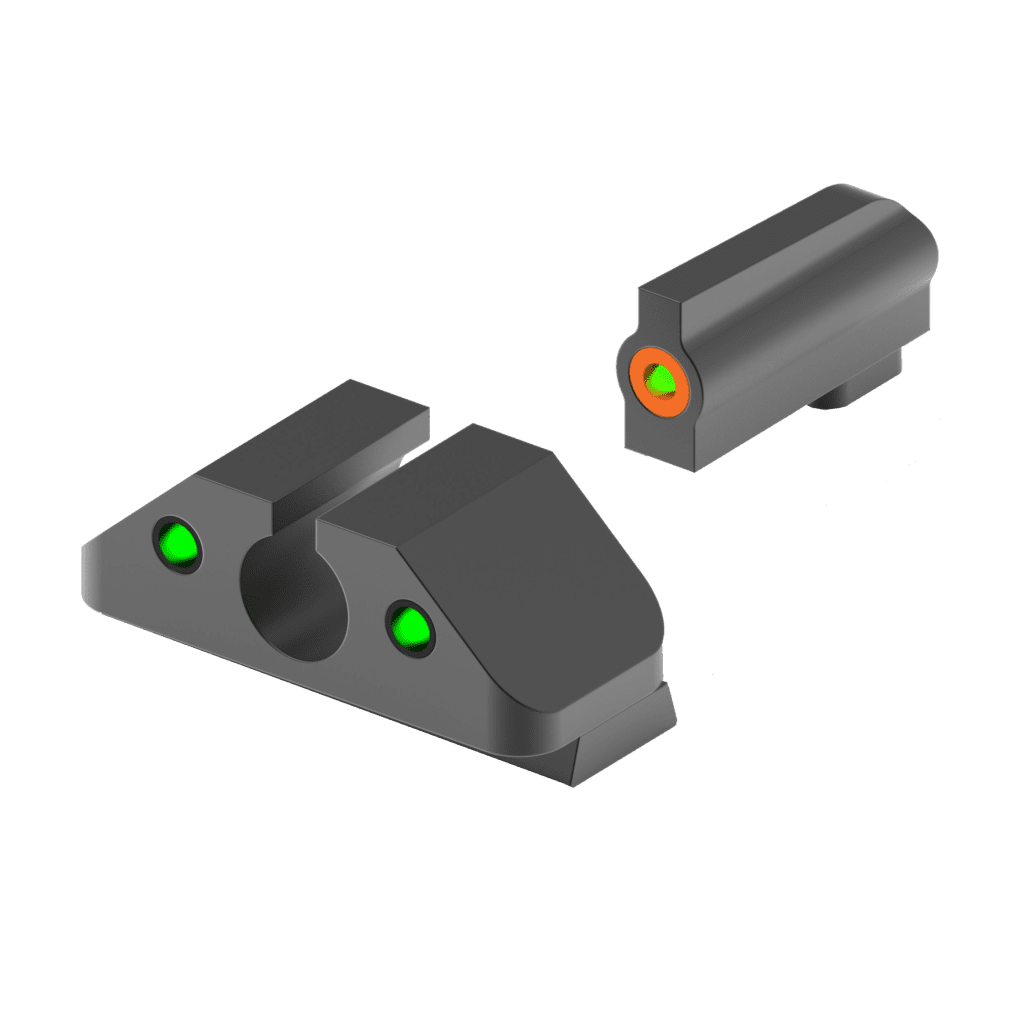 Tritium Night Sights Dual Picture Sights Elevate Your Shooting Intuitive Design Precision Accuracy North Forest Arms Burlington, NC Handgun Sights Firearms Accessories Shooting Range Equipment Quality Craftsmanship Gunsmith Services Tactical Gear