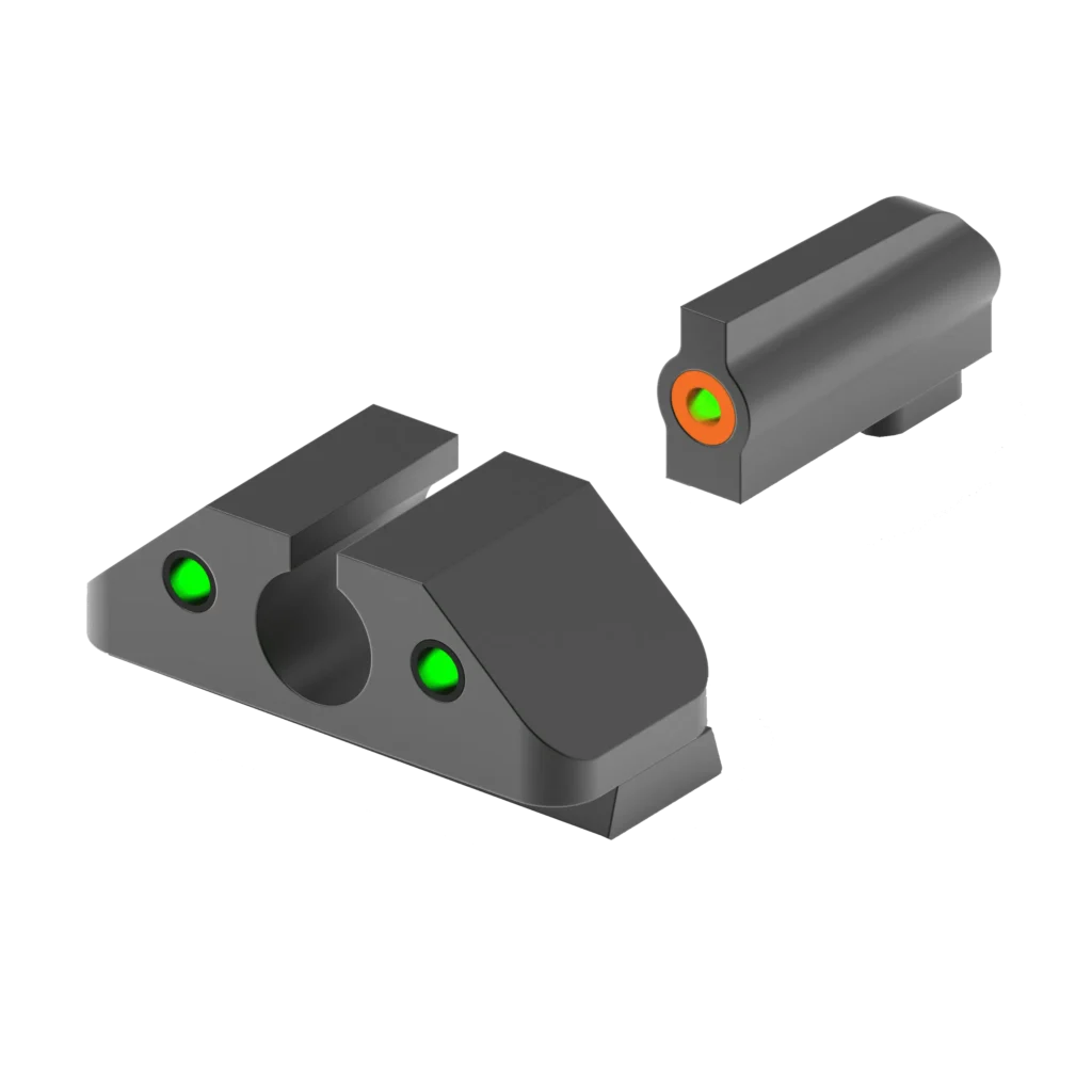 Orange Tritium Front Sight for Glock Pistols – High Visibility Dual Picture Design