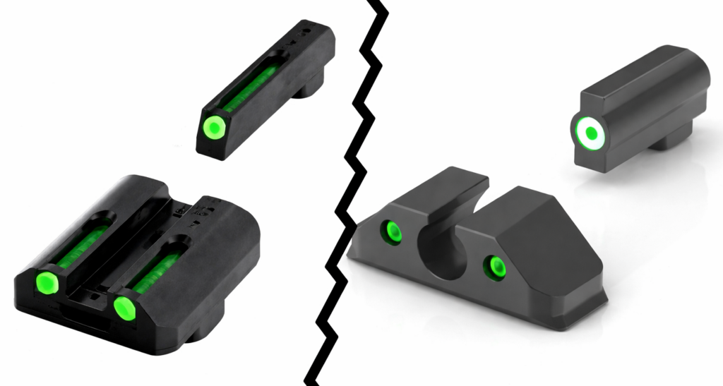 NFA Dual Picture Sights vs. TruGlo TFO's